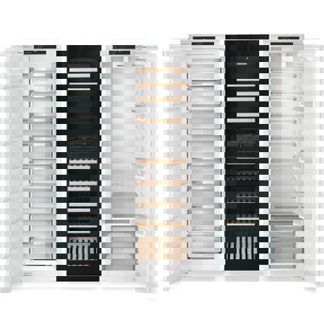 Combina frigorifica incorporabila Side by Side Liebherr IXRFW 5103 Pure, NoFrost, EasyFresh, 797 l, Vitrina vinuri TipOpen, VarioSpace, SuperCool, Display tactil, SuperFrost